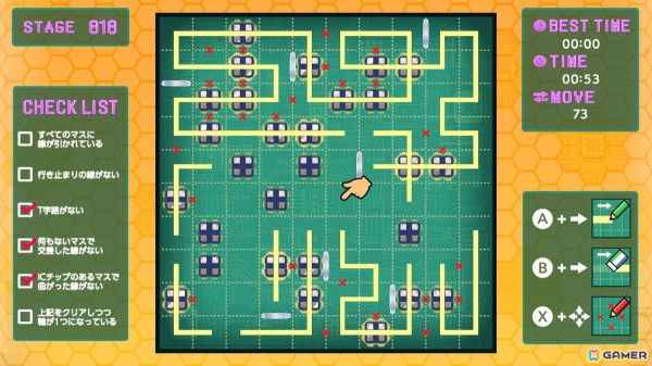 線を繋いで基盤を完成させるパズルゲーム「つなげる電気回路1000」がSwitchで発売！発売を記念した10%オフセールも開催中の画像
