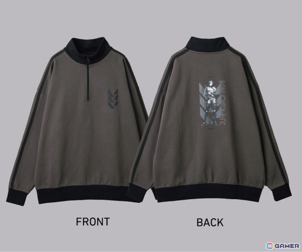 VALORANT ハーフジップスウェット（VLRNT×UA）Gray（ヴァイパー）