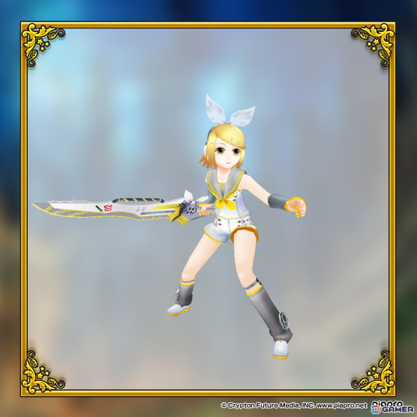 マジカルポイントを集めると初音ミクのオシャレ装備や限定武器と交換可能!