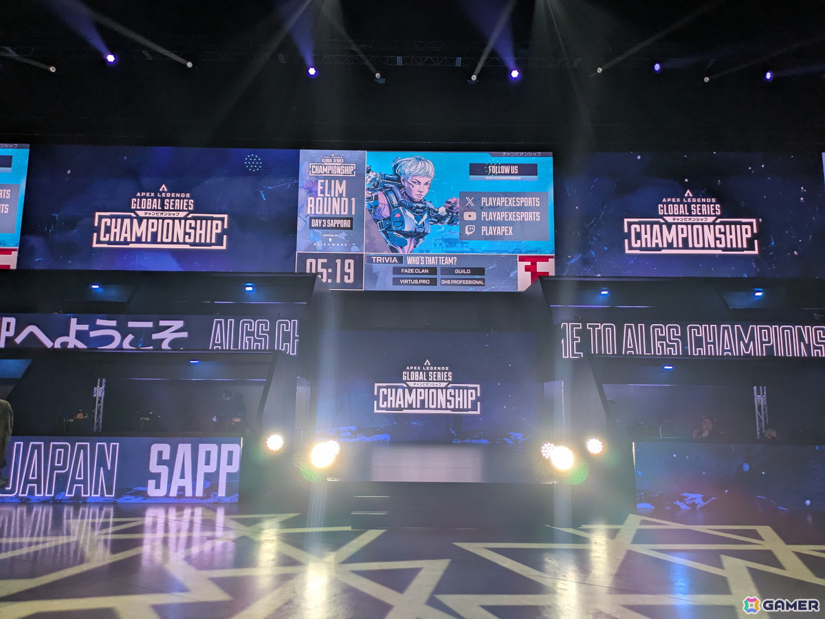 熱戦が続く「ALGS Year 4 Championship」の会場をレポート！大迫力の画面＆音響で試合を観戦でき、1人のファンとしても大興奮の画像