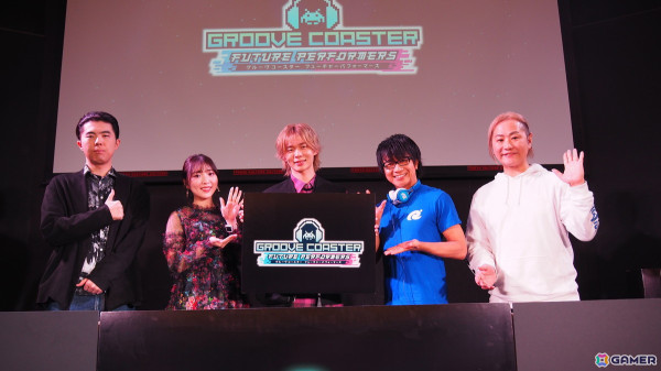 “グルコス”新作「グルーヴコースター フューチャーパフォーマーズ」発表会をレポート！新要素“2種の操作タイプ”を紹介、Ryu☆さん、MASAKIさんも登壇したトークショーもの画像1