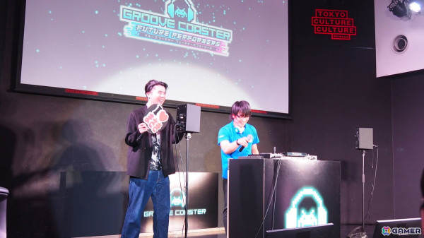 “グルコス”新作「グルーヴコースター フューチャーパフォーマーズ」発表会をレポート！新要素“2種の操作タイプ”を紹介、Ryu☆さん、MASAKIさんも登壇したトークショーもの画像