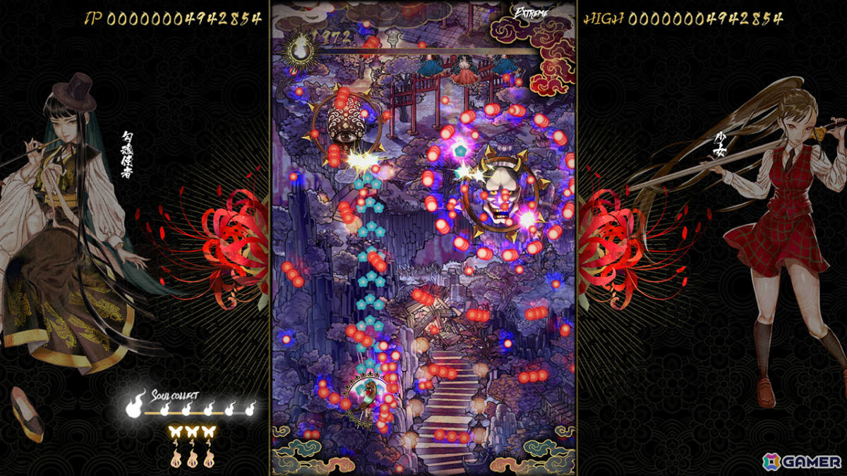 東洋ファンタジー風弾幕STG「食魂徒 ～百花妖乱～」Switch版の発売日が5月29日に決定！水野朔さん、長谷川育美さんによる日本語ボイスが追加の画像4