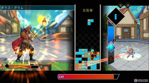 落ちものパズル×RPG「Flowstone Saga」のSwitch版が2025年にリリース！落下してくるピースを使って強力なコンボを組もうの画像7