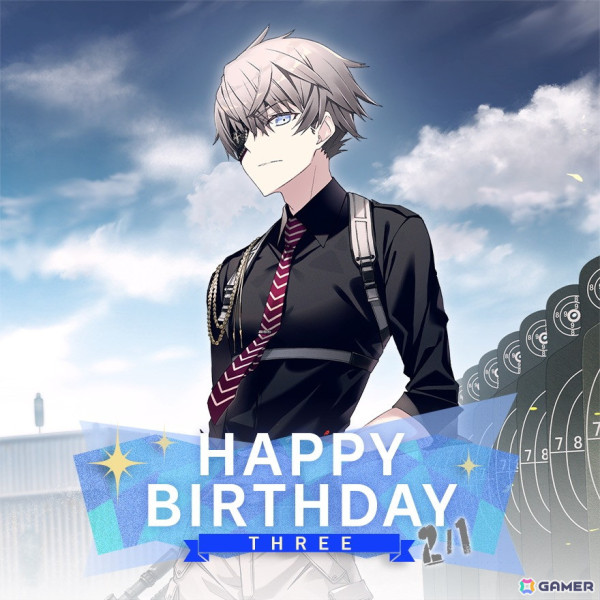 「リバースブルー×リバースエンド」スリー（CV：梅原裕一郎）のバースデーキャンペーンが開催！の画像1