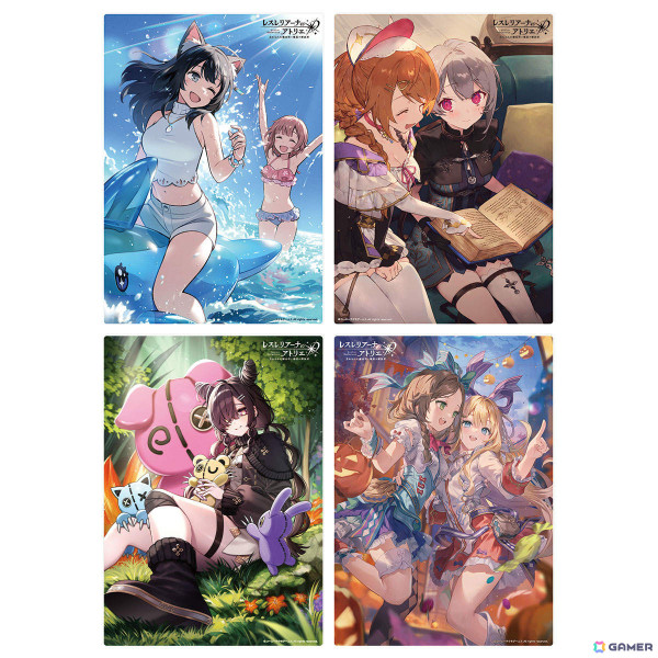 レスレリアーナのアトリエ」海鵜げそ氏、tokki氏による描き下ろしB2
