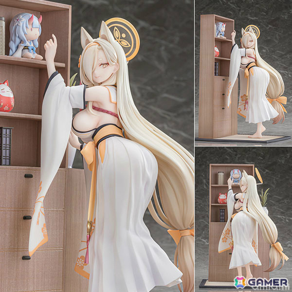 「ブルアカ」カホがメモリアルロビーの姿で立体化！千世のぬいぐるみや猫だるまなどの小物もリアルに再現の画像2