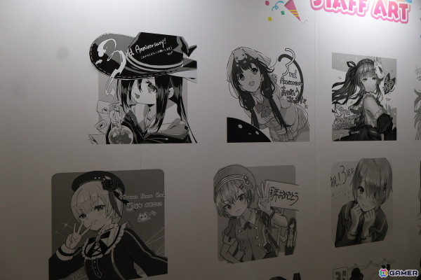 「ヘブンバーンズレッド」3周年イベントの展示・物販コーナーとコラボカフェをレポート！等身大の七瀬七海の造形から感じた並々ならぬこだわりの画像
