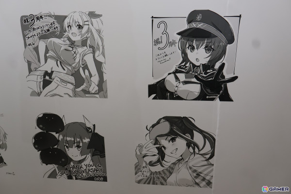 「ヘブンバーンズレッド」3周年イベントの展示・物販コーナーとコラボカフェをレポート！等身大の七瀬七海の造形から感じた並々ならぬこだわりの画像