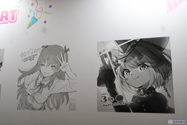 「ヘブンバーンズレッド」3周年イベントの展示・物販コーナーとコラボカフェをレポート！等身大の七瀬七海の造形から感じた並々ならぬこだわりの画像