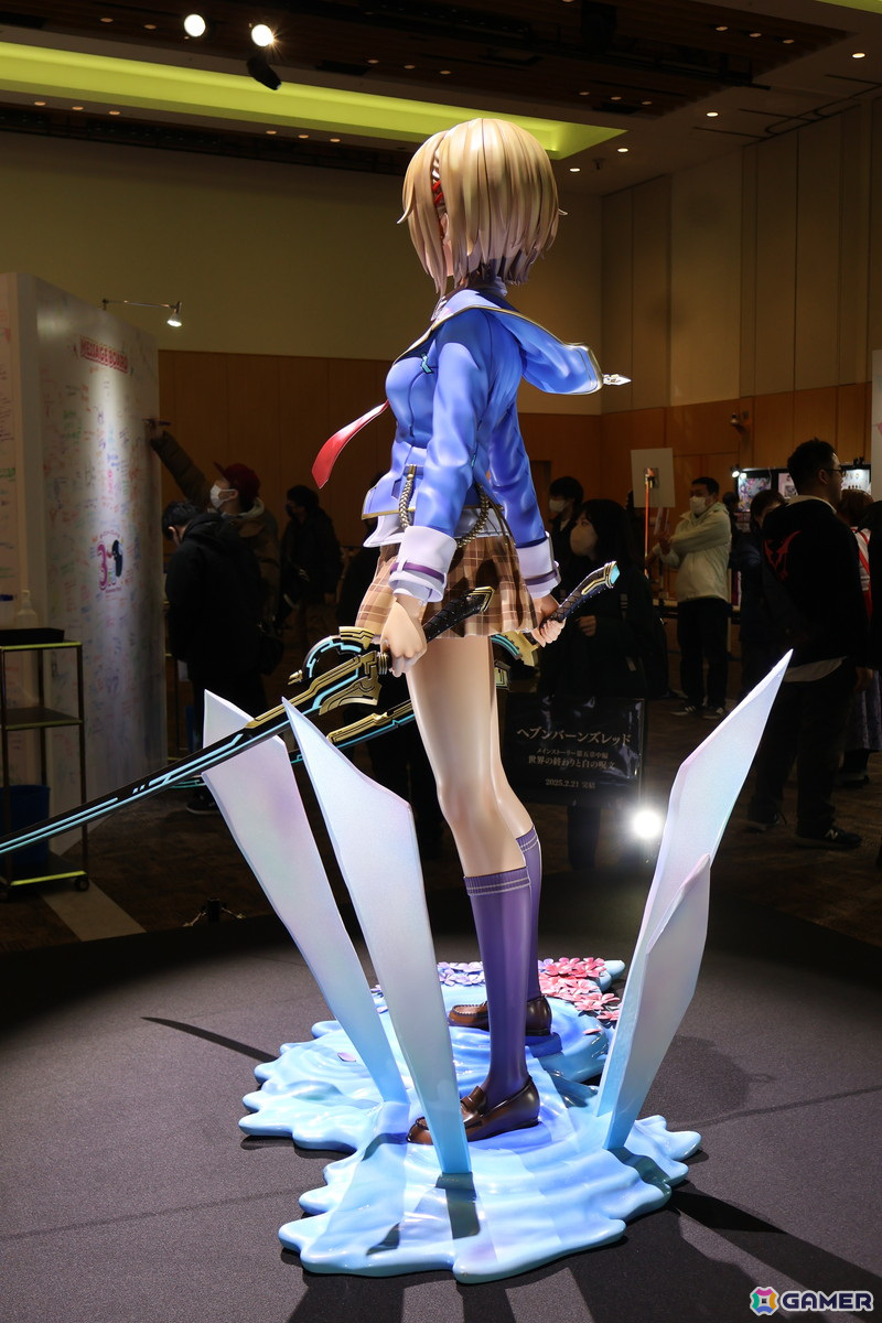 「ヘブンバーンズレッド」3周年イベントの展示・物販コーナーとコラボカフェをレポート！等身大の七瀬七海の造形から感じた並々ならぬこだわりの画像18