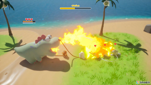 2人専用協力アクションゲーム「パペット ザウルス」のSteamストアページが公開の画像
