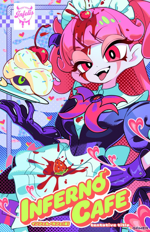 ケーキになった自分を喰わせるダークラブコメ・ローグライトゲーム「Inferno Cafe」のティザートレーラーが公開！人外メイドとのロマンスもの画像2