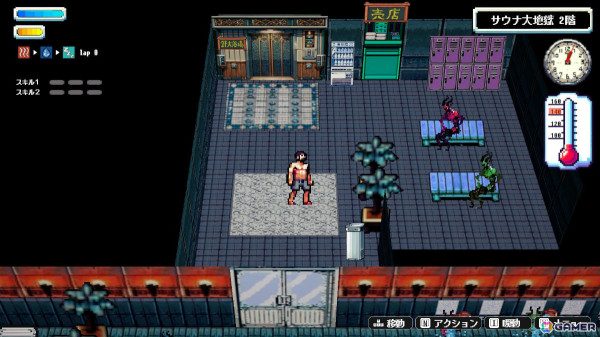 サウナアクションRPG「Sauna of the DEAD」製品版がSteam/iOS/Androidでリリース！高難度ダンジョンや新スキルなどが追加の画像