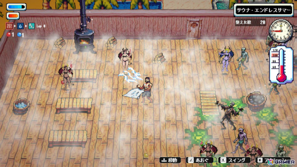 サウナアクションRPG「Sauna of the DEAD」製品版がSteam/iOS/Androidでリリース！高難度ダンジョンや新スキルなどが追加の画像