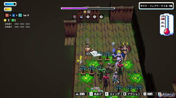 サウナアクションRPG「Sauna of the DEAD」製品版がSteam/iOS/Androidでリリース！高難度ダンジョンや新スキルなどが追加の画像