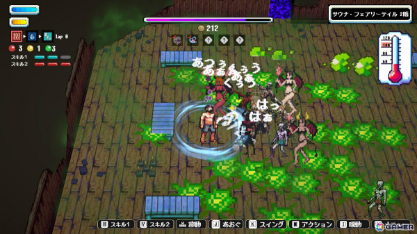 サウナアクションRPG「Sauna of the DEAD」製品版がSteam/iOS/Androidでリリース！高難度ダンジョンや新スキルなどが追加の画像