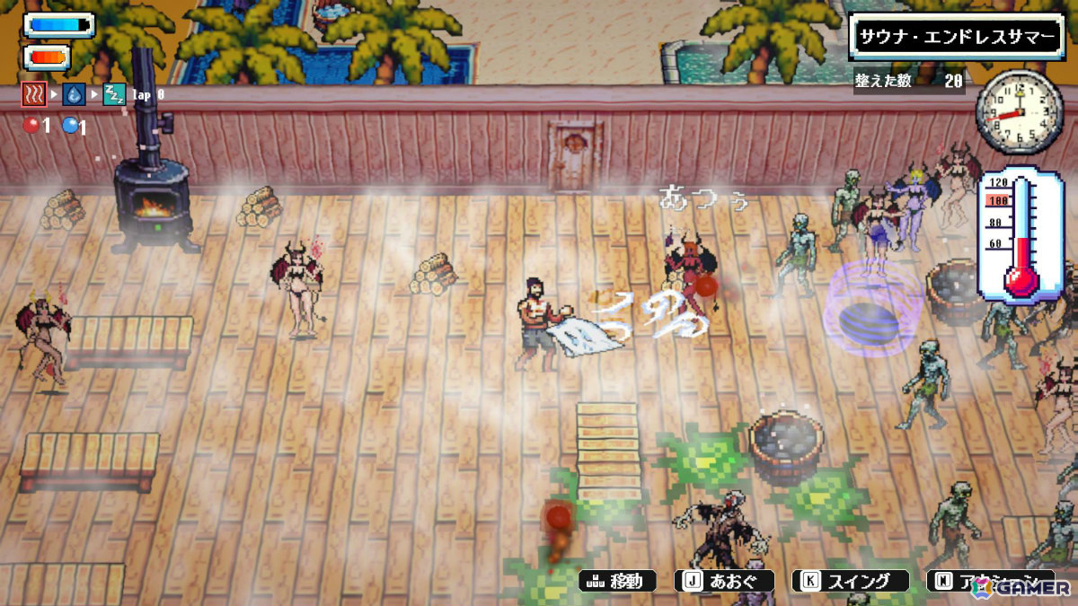 サウナアクションRPG「Sauna of the DEAD」製品版がSteam/iOS/Androidでリリース！高難度ダンジョンや新スキルなどが追加の画像15