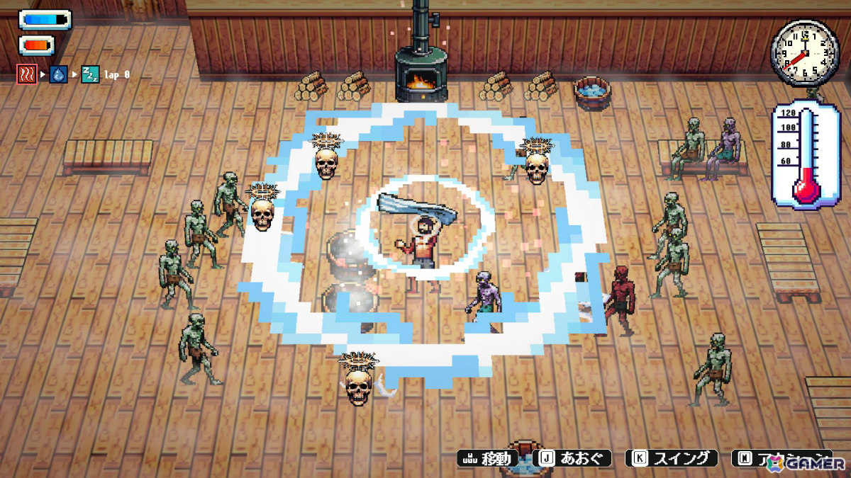 サウナアクションRPG「Sauna of the DEAD」製品版がSteam/iOS/Androidでリリース！高難度ダンジョンや新スキルなどが追加の画像21