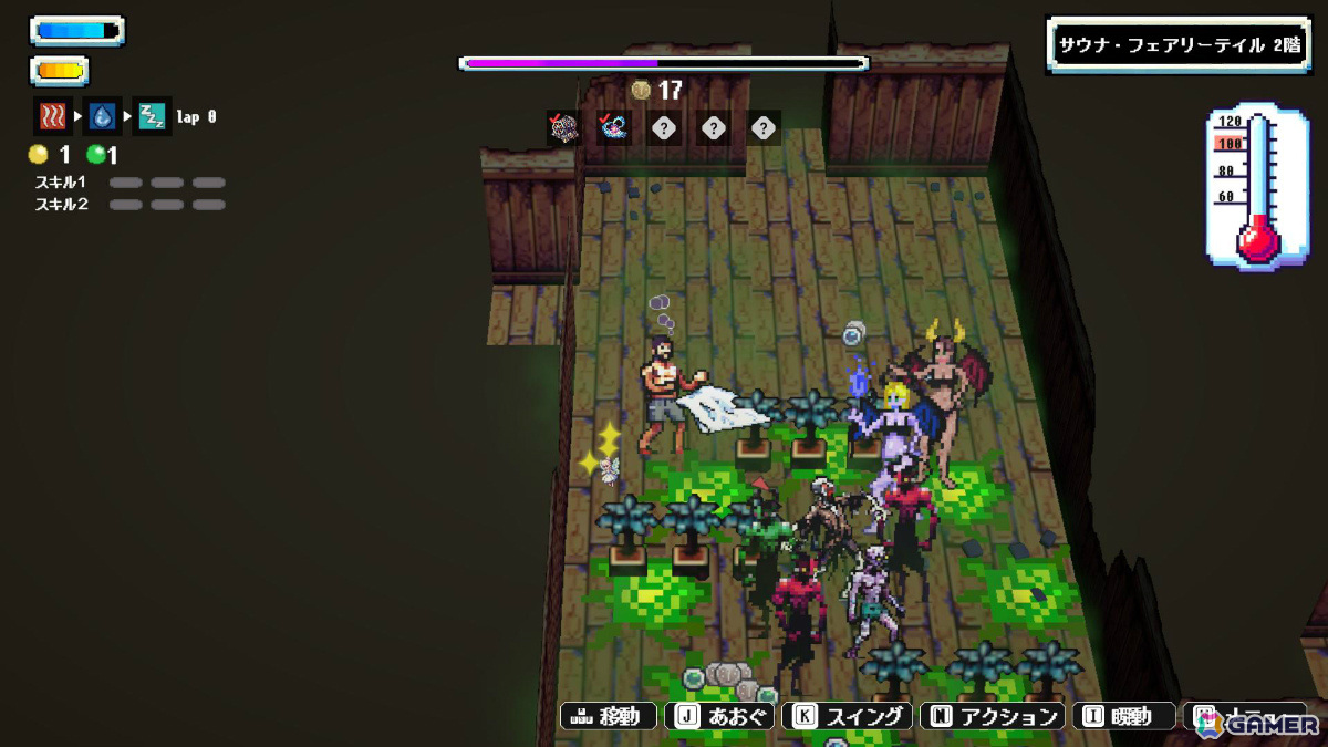 サウナアクションRPG「Sauna of the DEAD」製品版がSteam/iOS/Androidでリリース！高難度ダンジョンや新スキルなどが追加の画像4