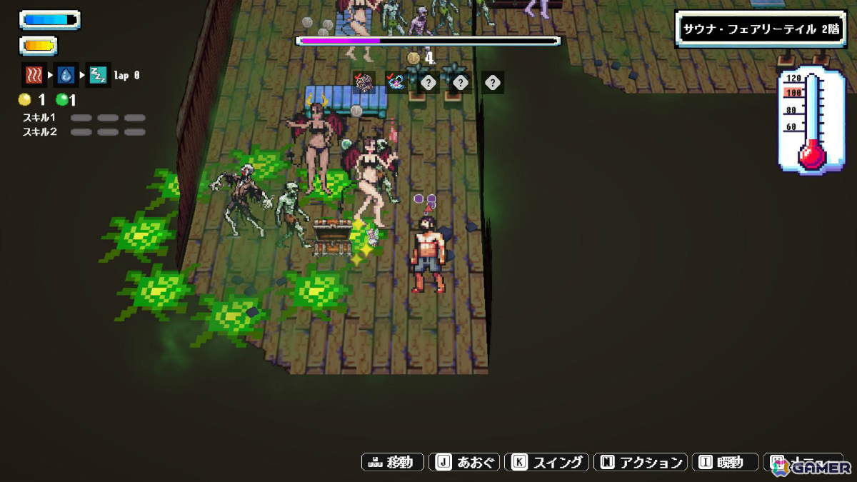 サウナアクションRPG「Sauna of the DEAD」製品版がSteam/iOS/Androidでリリース！高難度ダンジョンや新スキルなどが追加の画像5