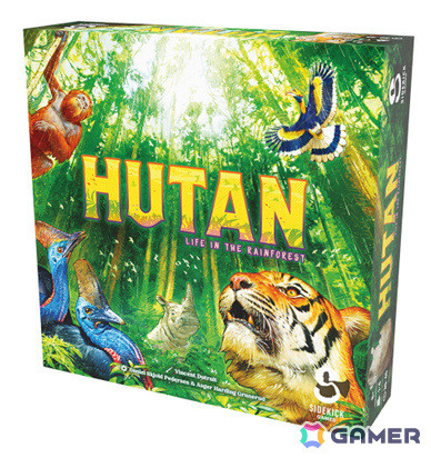 熱帯雨林を成長させて動物たちを引き寄せるボードゲーム「フタン/HUTAN」多言語版が2月下旬に発売！の画像1