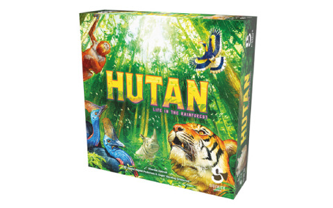 熱帯雨林を成長させて動物たちを引き寄せるボードゲーム「フタン/HUTAN」多言語版が2月下旬に発売！