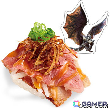 「モンスターハンター」スシローとのコラボが2月12日より開催！コラボ限定のおすしやボトル付きドリンクが登場の画像2