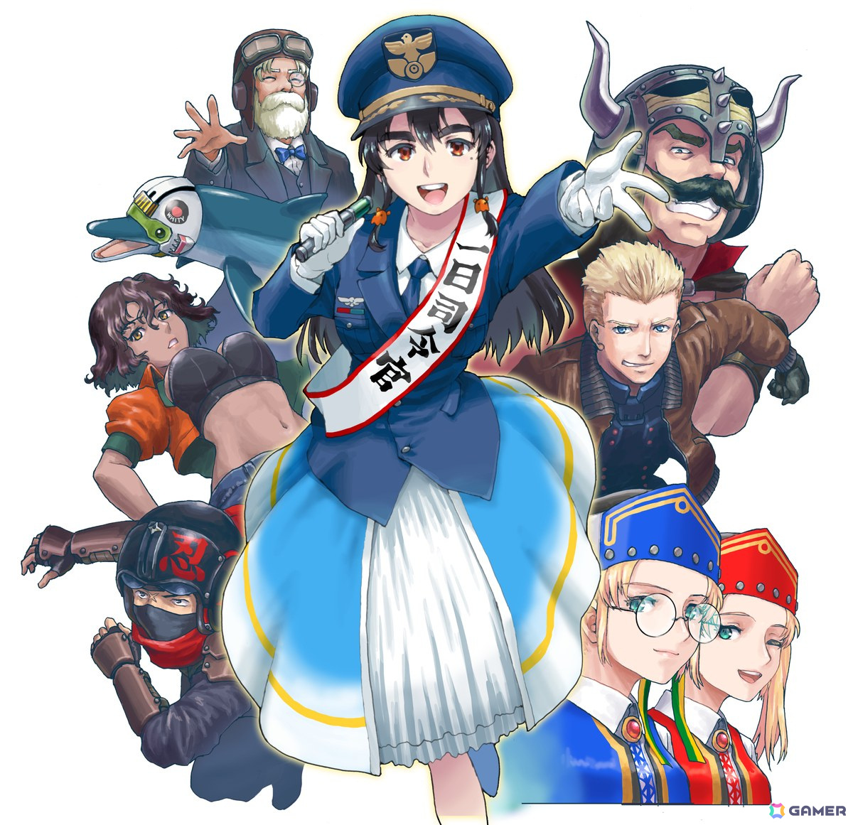 「SONIC WINGS REUNION」六鹿文彦氏による描き下ろしメインビジュアルが公開!ステージ画像や店舗別特典情報もの画像