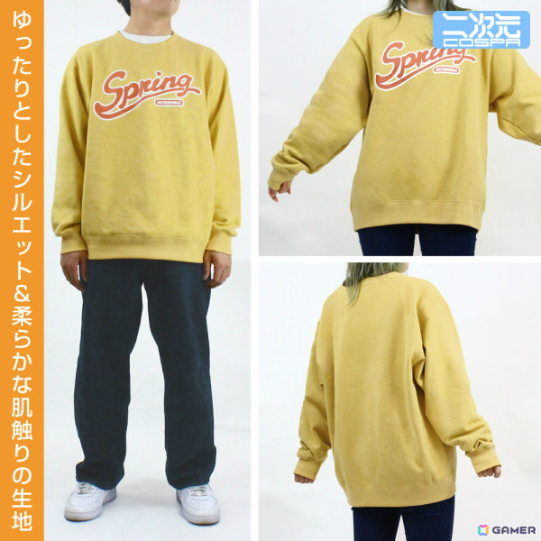 「学マス」藤田ことねとお揃いの「Spring」トレーナーが5月中旬に発売！予約受付も開始の画像8