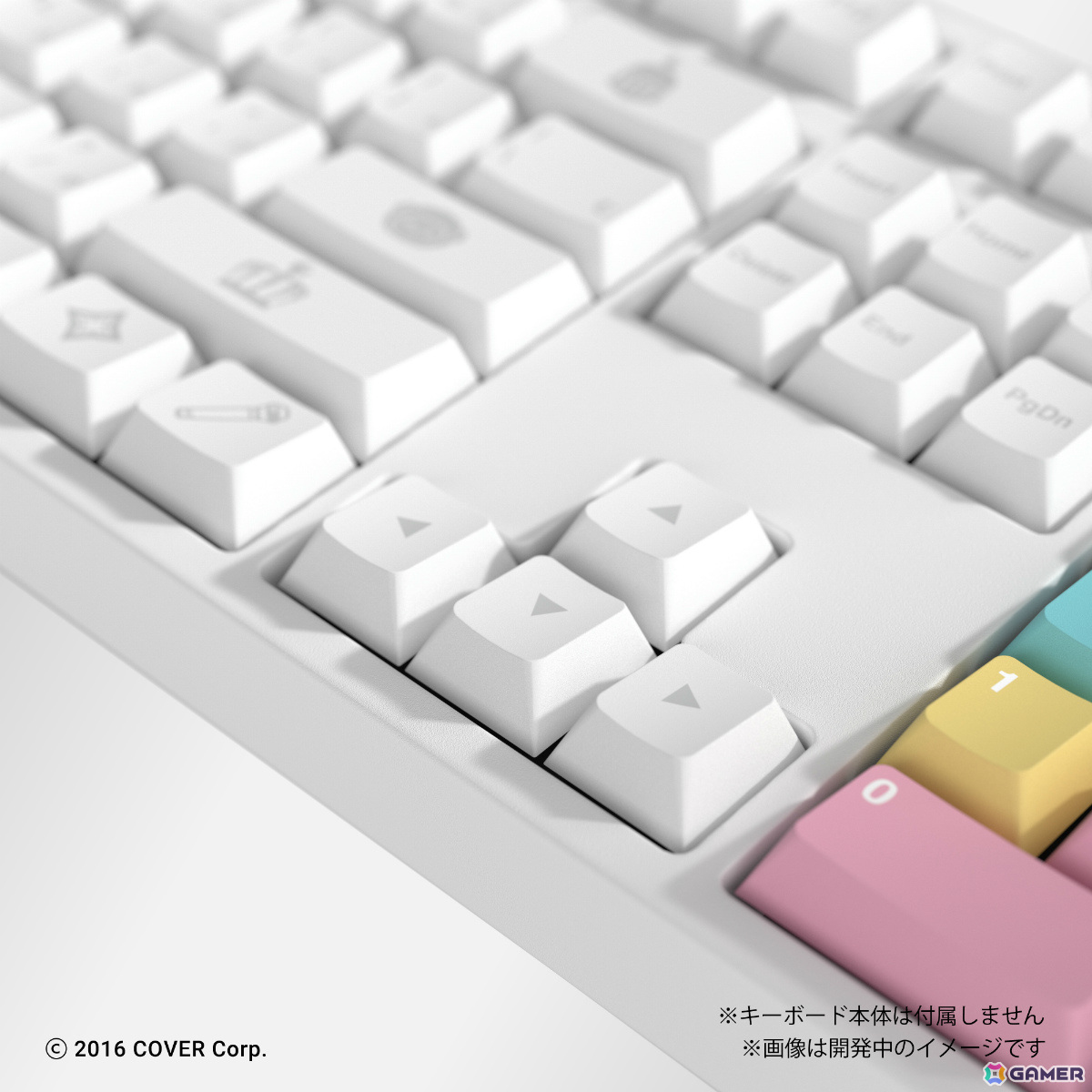 天音かなたさん、角巻わためさん、常闇トワさん、姫森ルーナさんのアイコンがあしらわれた限定キーキャップ「HYTE hololive Gen4 Keycaps」の予約受付が開始！の画像7