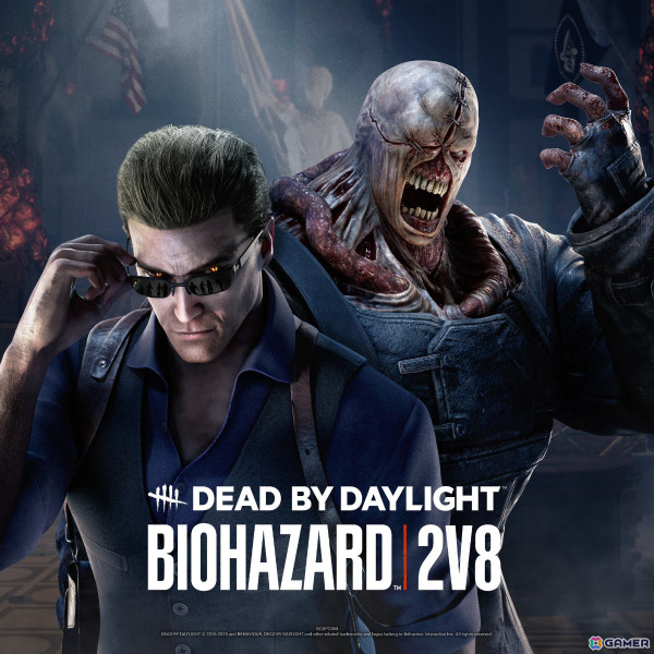「Dead by Daylight」ネメシスとウェスカーの共闘も！？「バイオハザード」とコラボした2対8モードが2月11日より期間限定で実装の画像1