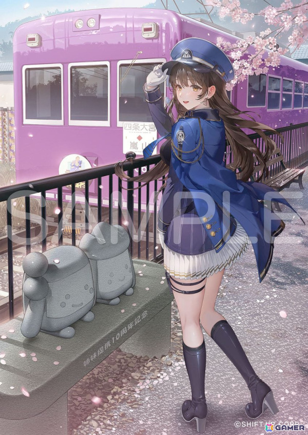 「勝利の女神：NIKKE」POP UPイベント「エリア防衛戦第二弾」のラストを飾るのは京都 嵐電 嵐山駅！3月1日より開催の画像2