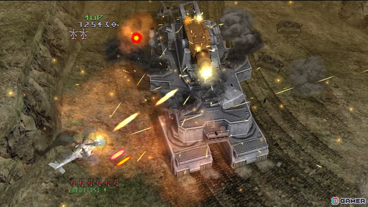 歴代のゲームモードや新BGMなどを収録したヘリシューティング「UNDER DEFEAT」のSteam版が発売！配信記念の10%オフセールも実施の画像5