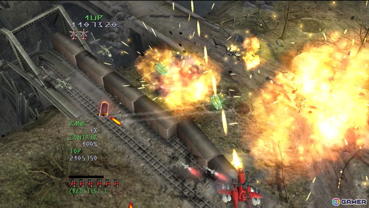 歴代のゲームモードや新BGMなどを収録したヘリシューティング「UNDER DEFEAT」のSteam版が発売！配信記念の10%オフセールも実施の画像6
