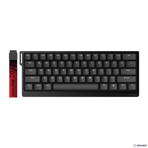 磁気ホールセンサースイッチを搭載した60%ゲーミングキーボード「MADLIONS MAD60HE」が発売！ラピットトリガー機能にも対応の画像2