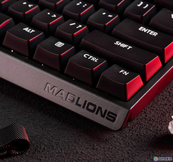 磁気ホールセンサースイッチを搭載した60%ゲーミングキーボード「MADLIONS MAD60HE」が発売！ラピットトリガー機能にも対応の画像3