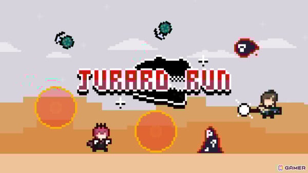 ホロスターズEnglishのジュラルド・ティー・レクスフォードさんを主人公とした横スクロールのSTG「Jurard Run」がholo Indieよりリリース！の画像