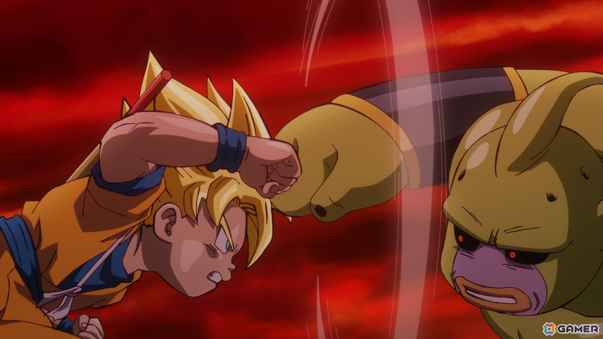 アニメ「ドラゴンボールDAIMA」ラストバトルへと突入するクライマックス予告が解禁！超サイヤ人3となった悟空がゴマーに挑むの画像1