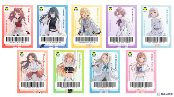 Vポイントアプリ「モバイルVカード」を好きなデザインに着せかえできる「Vキセカエ」に「学マス」が登場！の画像2