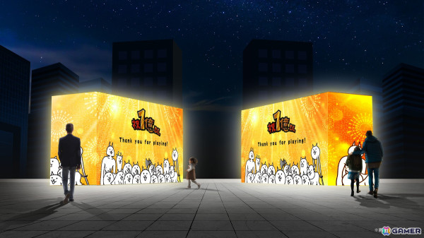 「にゃんこ大戦争」巨大LEDゲートが設置される世界累計1億ダウンロード記念イベントが2月22日より京都で開催！にゃんこ大商店の新商品やポップアップショップの情報もの画像2