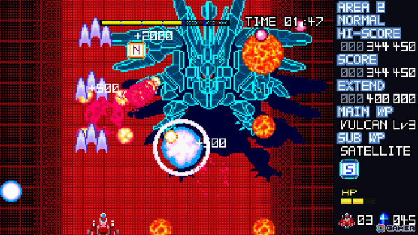 「Crystal Breaker」などを手掛けるTERARIN GAMESの新作縦シューティング「Blaze of Storm」のSteamページが公開！の画像3
