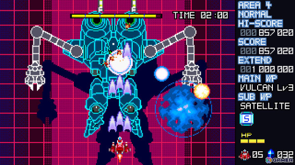 「Crystal Breaker」などを手掛けるTERARIN GAMESの新作縦シューティング「Blaze of Storm」のSteamページが公開！の画像4