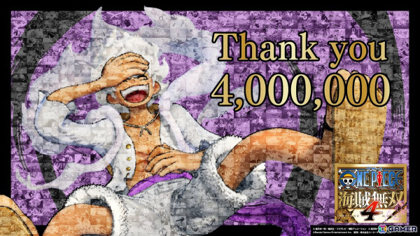 「ONE PIECE 海賊無双4」の世界累計出荷本数が400万本を突破！追加DLCで新たに参戦するキャラクターを決めるアンケートがスタートの画像1