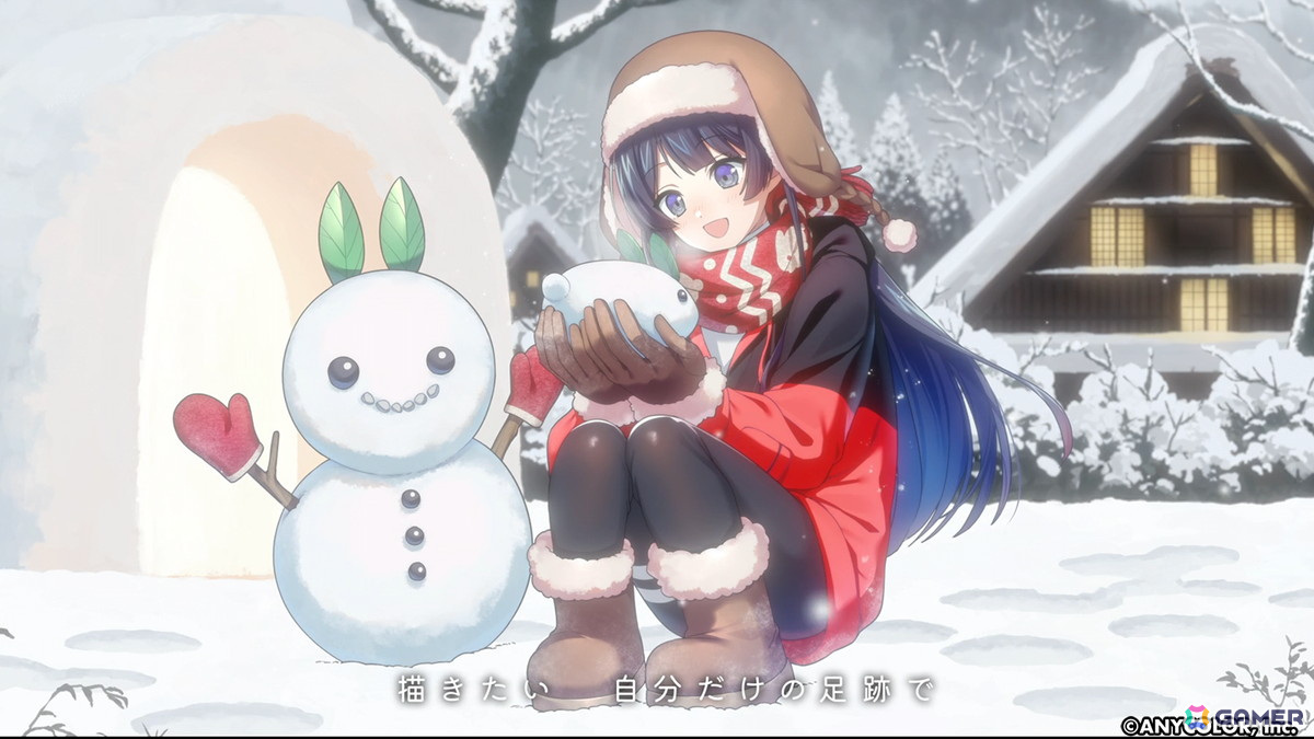 散歩をしていくと、一面銀世界の雪国に…！？　いったいどんな散歩道を通ったらたどり着くのでしょうか。