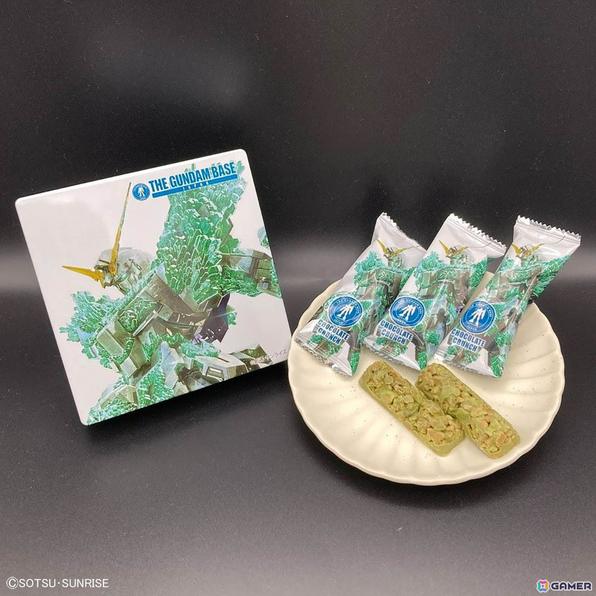 THE GUNDAM BASE 抹茶チョコクランチ 価格:864円(税8%込)