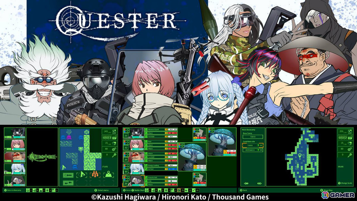 「QUESTER」のシステムをアレンジ&強化した異世界召喚RPG「Monochrome Echoes - white -」が東京ゲームダンジョン7にプレイアブル出展!の画像