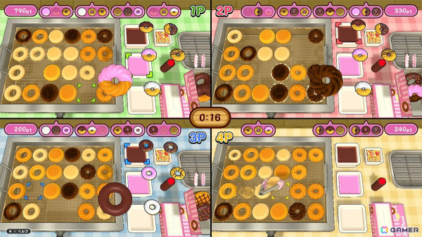 美味しいドーナツを作ってスコアを競う「作って！ドーナツ」がSwitchにて配信！最大4人で対戦もの画像6