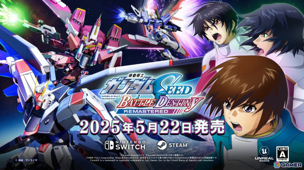 「機動戦士ガンダムSEED BATTLE DESTINY REMASTERED」がSwitch/Steamで5月22日に発売！原作キャラとの共闘・敵対でC.E.の戦場を追体験の画像3