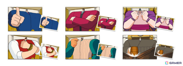成歩堂と御剣の圧倒的肩幅を見よ！「逆転裁判」シリーズとイラストレーター「sattou」氏がコラボしたオンラインくじが本日12時より販売の画像8